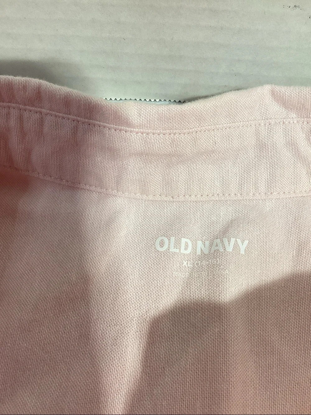 Old Navy Light Pink Casual Button-Down Shirt